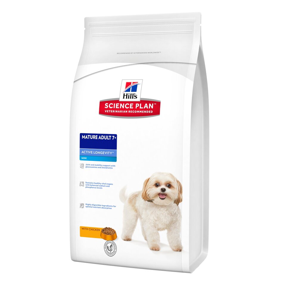 Сухий корм для літніх собак дрібних порід Hills Science Plan Canine Mature Adult 7 + Active Longevity Mini 1 кг (курка) Сухий корм для літніх собак дрібних порід Hills Science Plan Canine Mature Adult 7 + Active Longevity Mini 1 кг (курка)