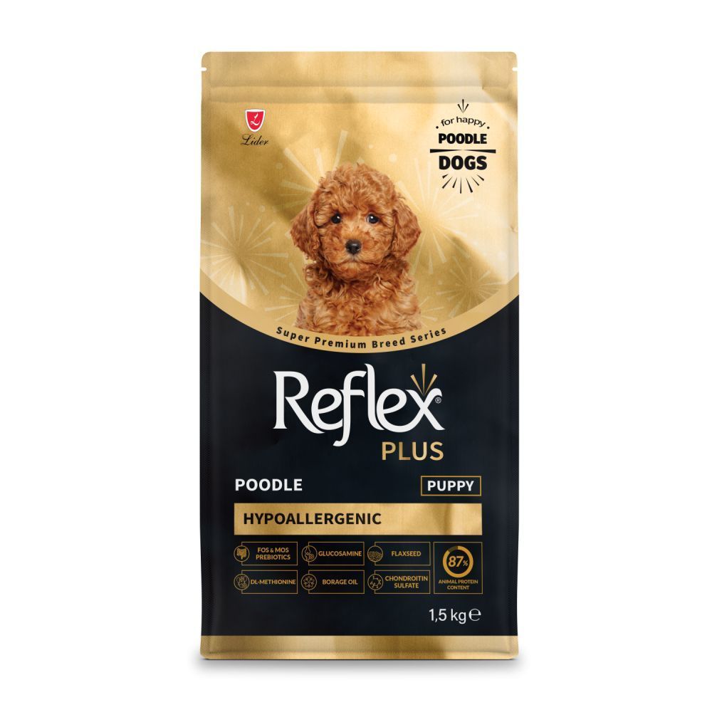 Сухий корм для цуценят Reflex Plus Poodle Puppy 1,5 кг - курка Сухий корм для цуценят Reflex Plus Poodle Puppy 1,5 кг - курка