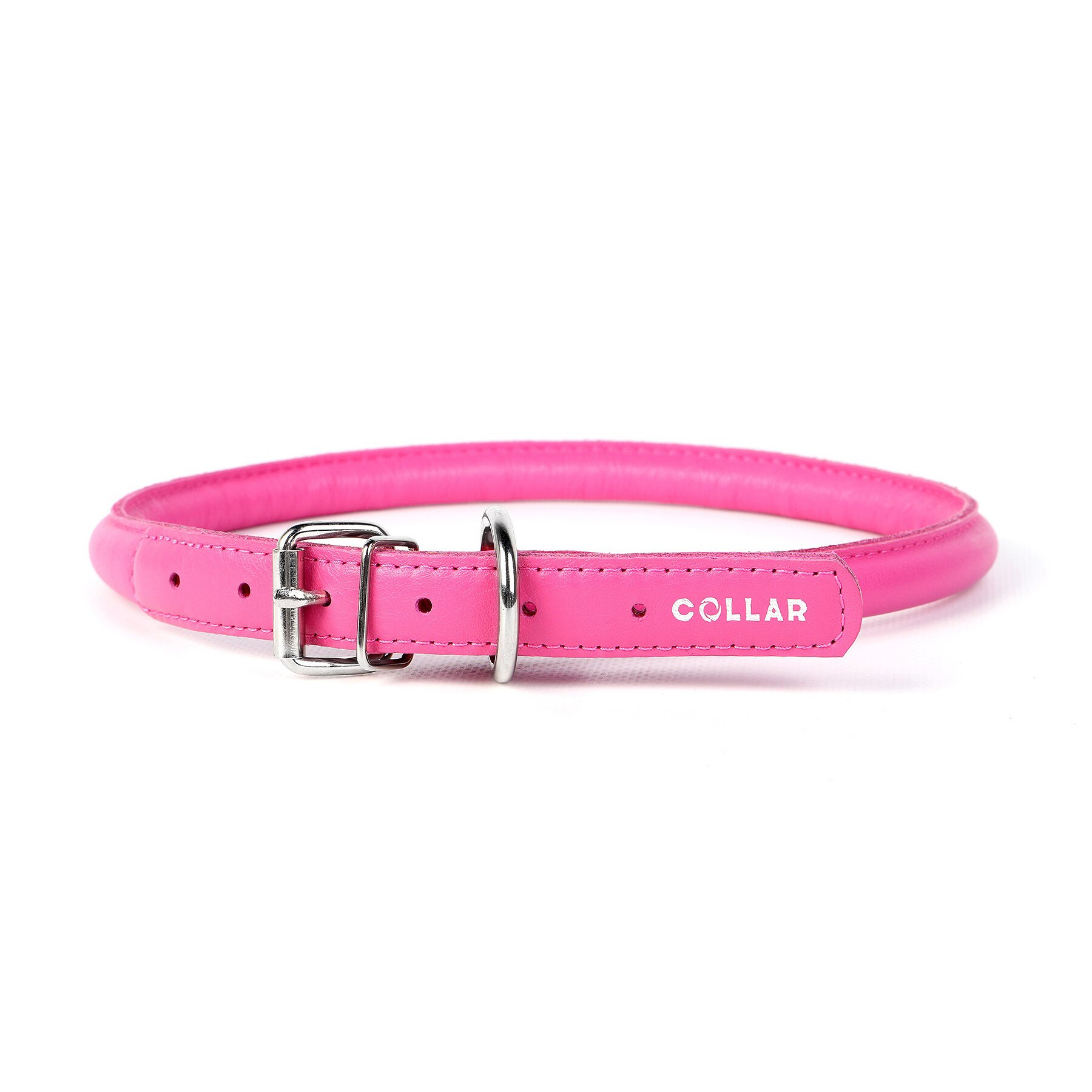 Ошейник Collar кожаный круглый «Glamour» (Гламур) 33-41 см / 10 мм (розовый) Ошейник Collar кожаный круглый «Glamour» (Гламур) 33-41 см / 10 мм (розовый)
