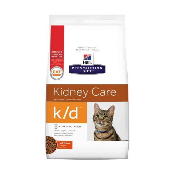 Сухой корм для кошек при заболеваниях почек Hills Prescription Diet Feline Kidney care k/d 5 кг — домашняя птица Сухой корм для кошек при заболеваниях почек Hills Prescription Diet Feline Kidney care k/d 5 кг — домашняя птица