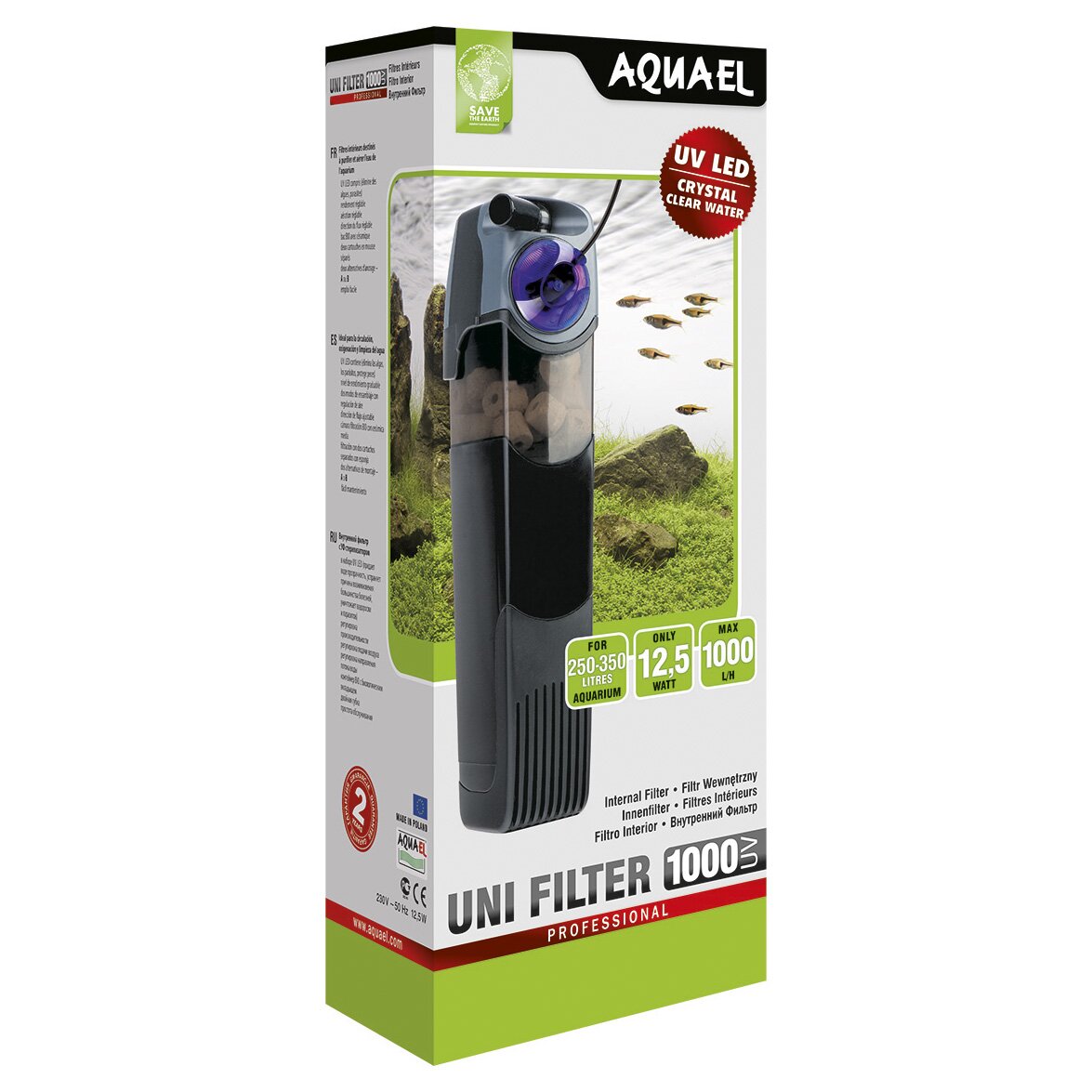 Внутрішній фільтр Aquael «UNI Filter UV 1000» для акваріума 250-350 л Внутрішній фільтр Aquael «UNI Filter UV 1000» для акваріума 250-350 л