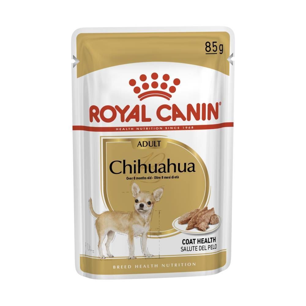 Упаковка влажного корма для собак Royal Canin Chihuahua Adult 9+3 шт. х 85 г