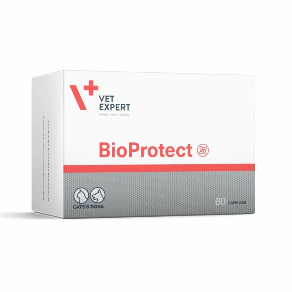 Харчова добавка для котів і собак VetExpert BioProtect, 60 капсул Харчова добавка для котів і собак VetExpert BioProtect, 60 капсул