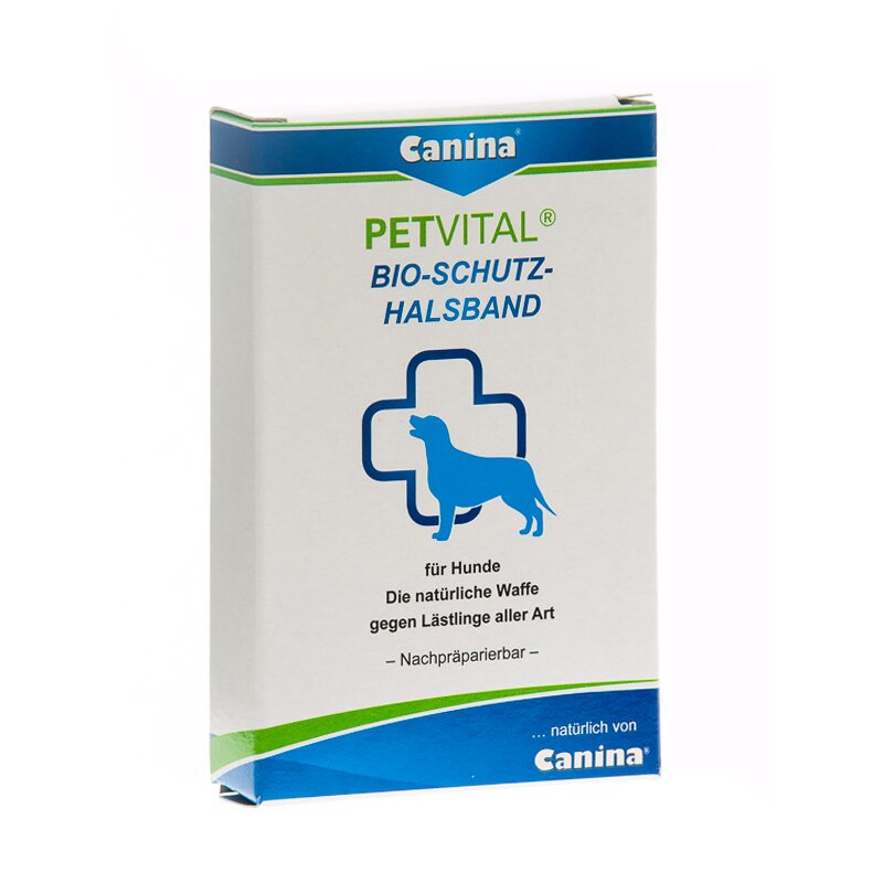 Ошейник Canina «PETVITAL Bio-Schutzhalsband» 65 см (от внешних паразитов)