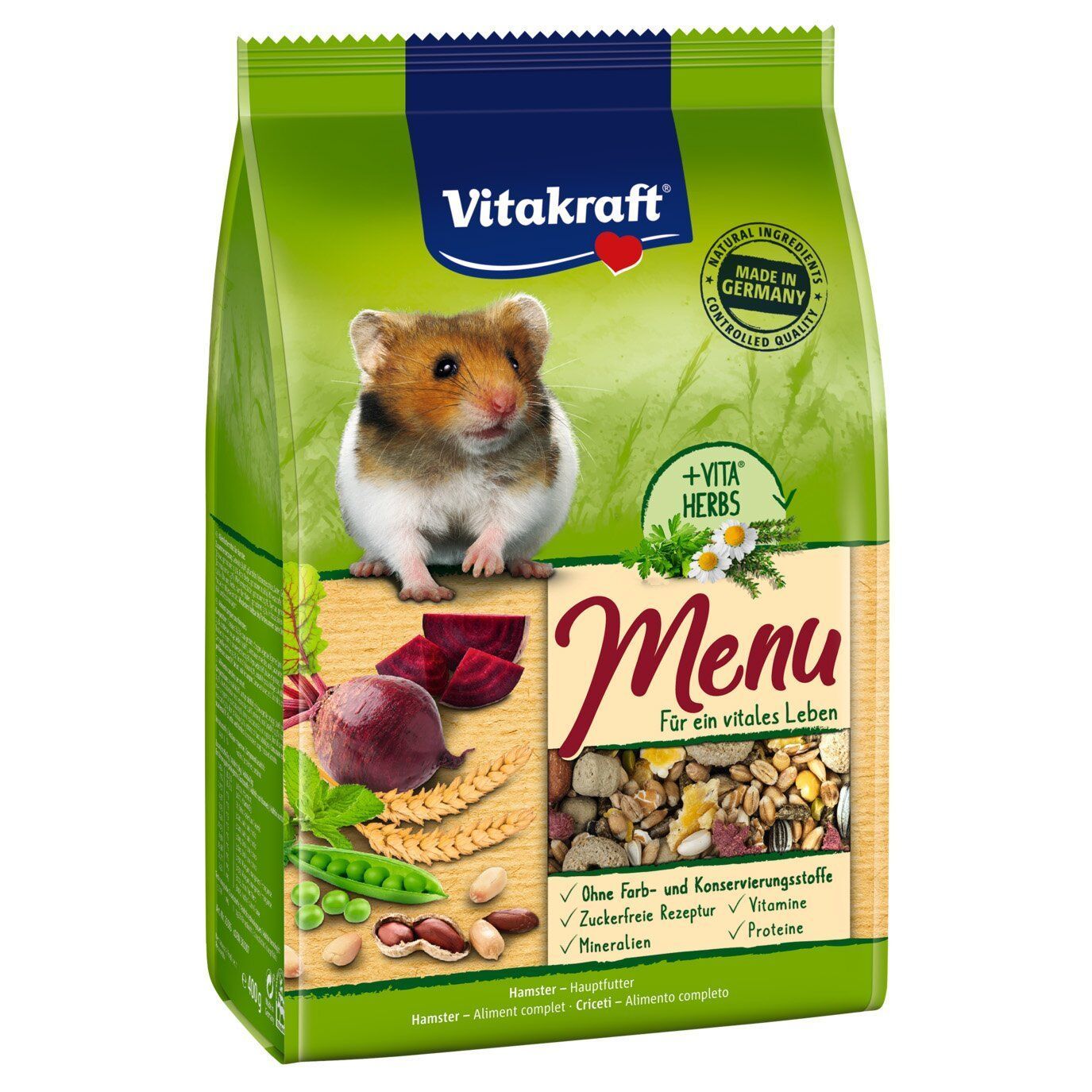 Корм для хом'яків Vitakraft Premium Menu Vital 400 г - асорті