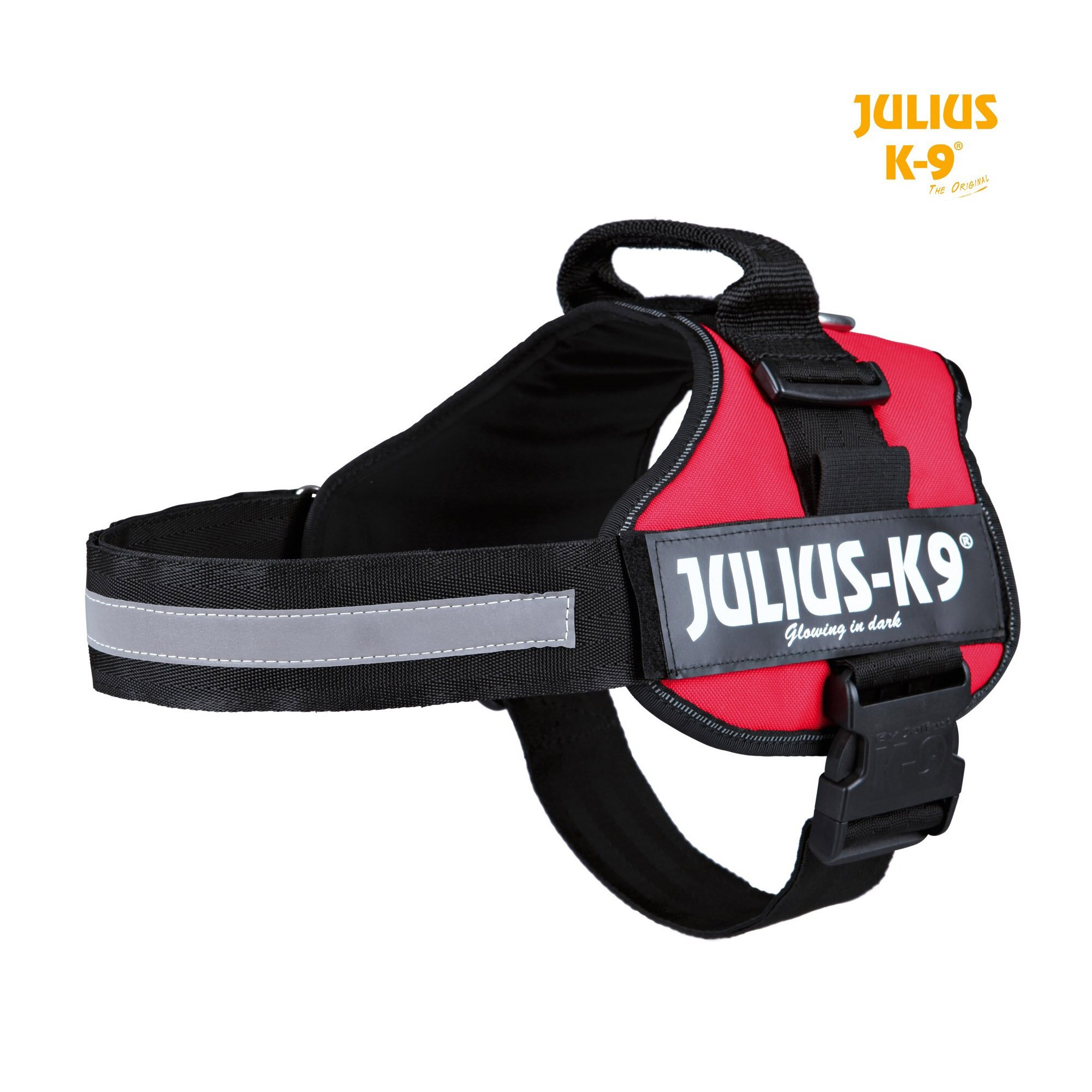 Нейлоновая шлейка Trixie «Julius-K9» L-XL 71-96 см / 50 мм (красная, синяя, черная) Нейлоновая шлейка Trixie «Julius-K9» L-XL 71-96 см / 50 мм (красная, синяя, черная)
