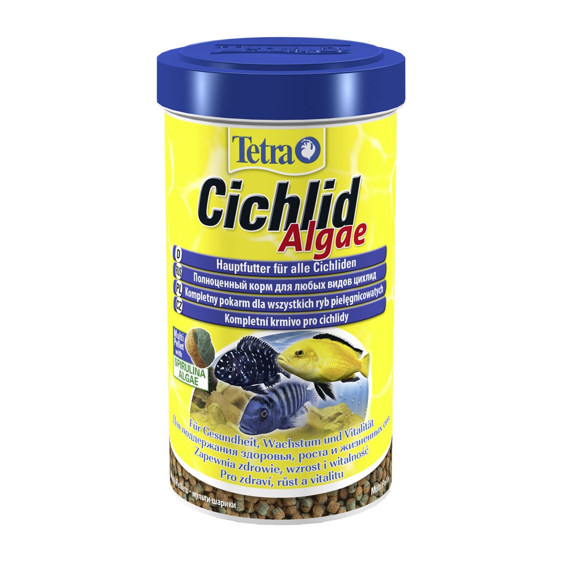 Сухий корм для акваріумних риб Tetra в гранулах «Cichlid Algae» 500 мл (для всіх цихлід)