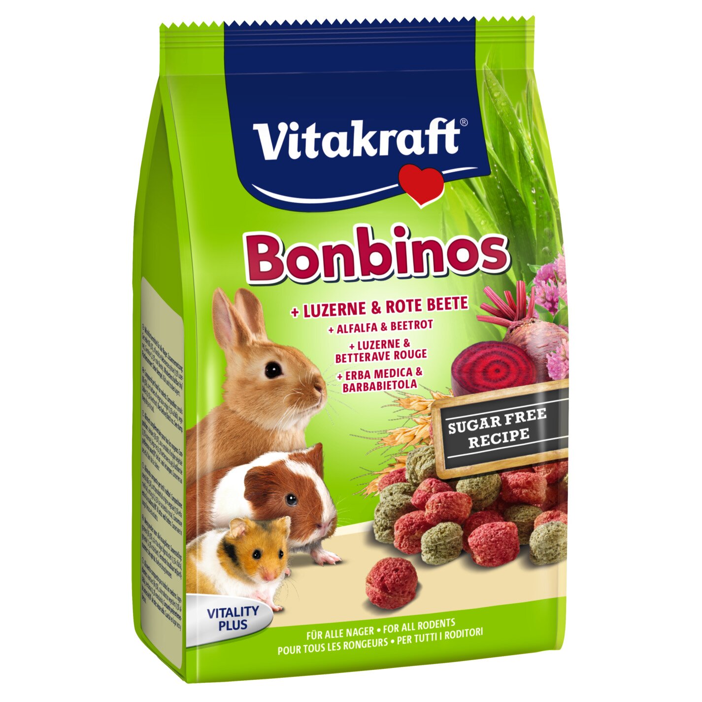 Лакомство для грызунов Vitakraft «Bonbinos» 40 г (ассорти) Лакомство для грызунов Vitakraft «Bonbinos» 40 г (ассорти)