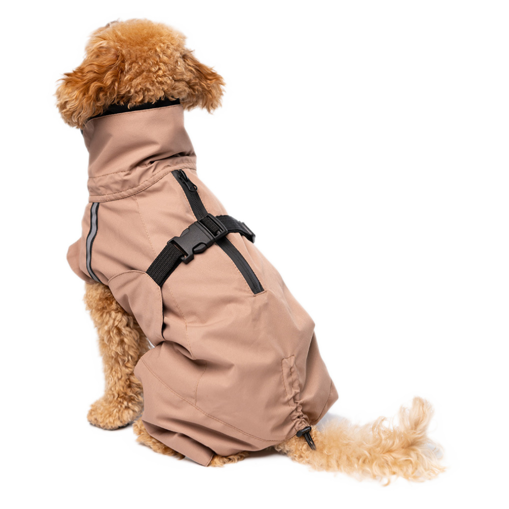 Дощовик Noble Pet Rio для собак 2XL - бежевий Дощовик Noble Pet Rio для собак 2XL - бежевий