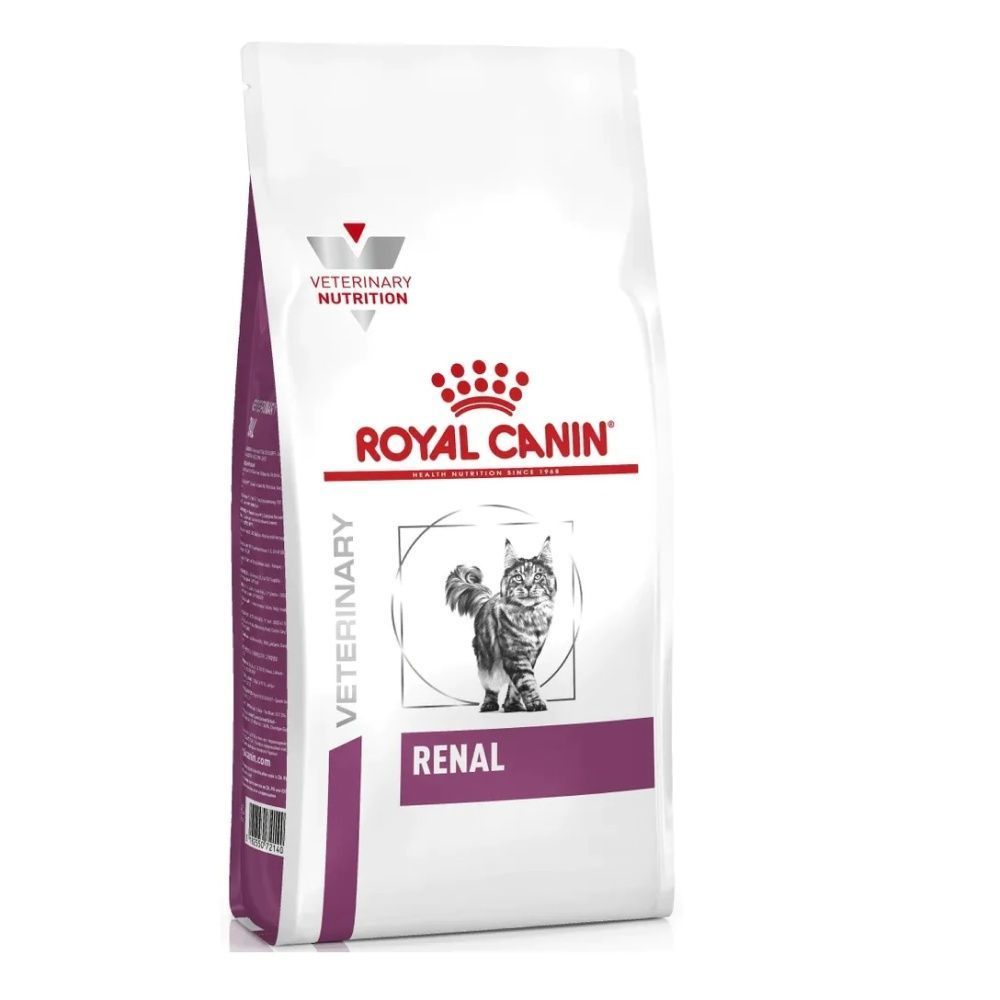Royal Canin Renal набор сухого и влажного корма для кошек 2 кг + 4 шт х 85 г