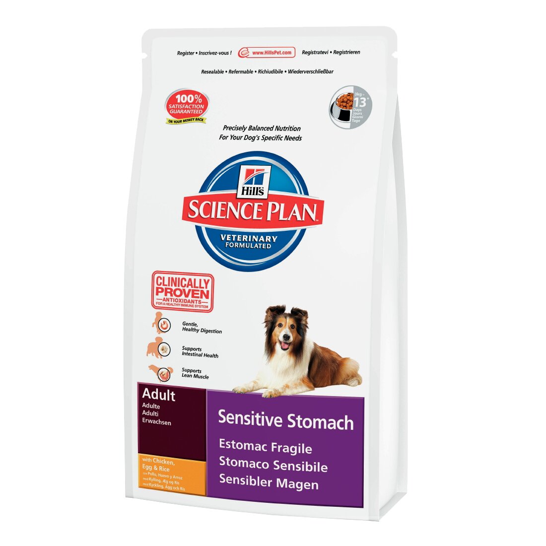 Сухий корм для собак з чутливим травленням Hills Science Plan Canine Adult Sensitive Stomach 1 кг (курка) Сухий корм для собак з чутливим травленням Hills Science Plan Canine Adult Sensitive Stomach 1 кг (курка)