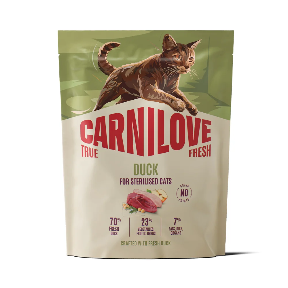 Сухий корм для котів Carnilove True Fresh Sterilised 400 г - качка Сухий корм для котів Carnilove True Fresh Sterilised 400 г - качка
