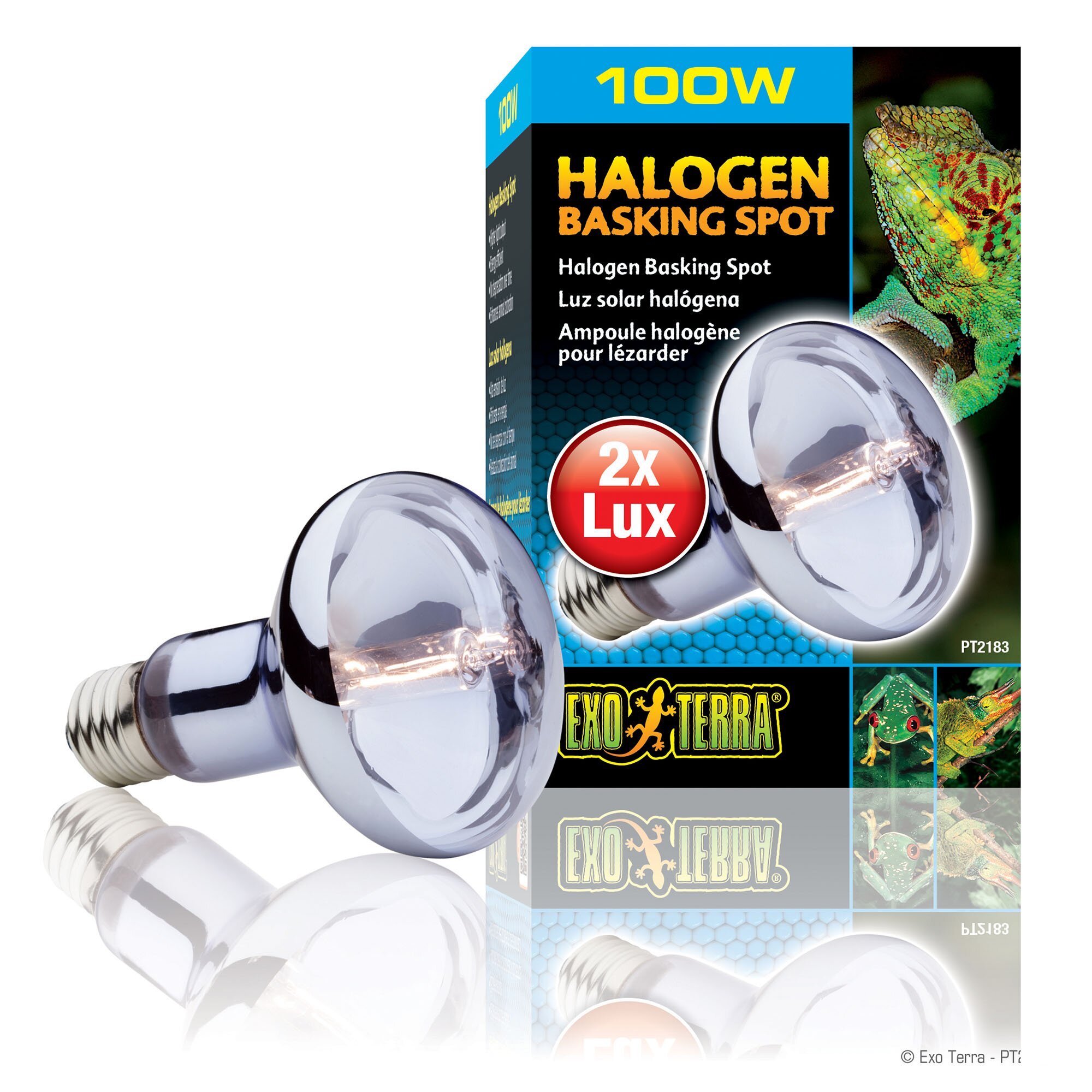 Галогеновая лампа Exo Terra «Halogen Basking Spot» 100 Вт, E27 (для обогрева)
