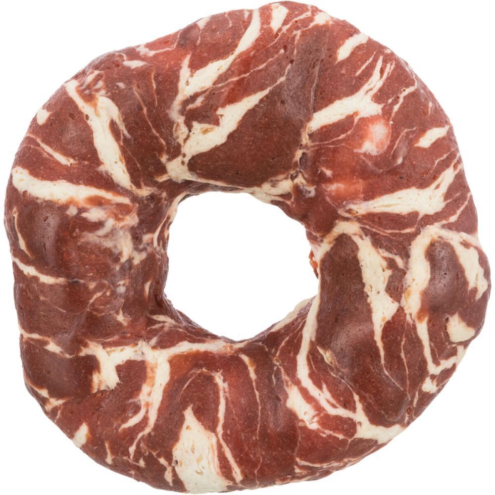 Ласощі для собак Trixie Marbled Ring 10 см 1 шт 110 г - мармурова яловичина Ласощі для собак Trixie Marbled Ring 10 см 1 шт 110 г - мармурова яловичина