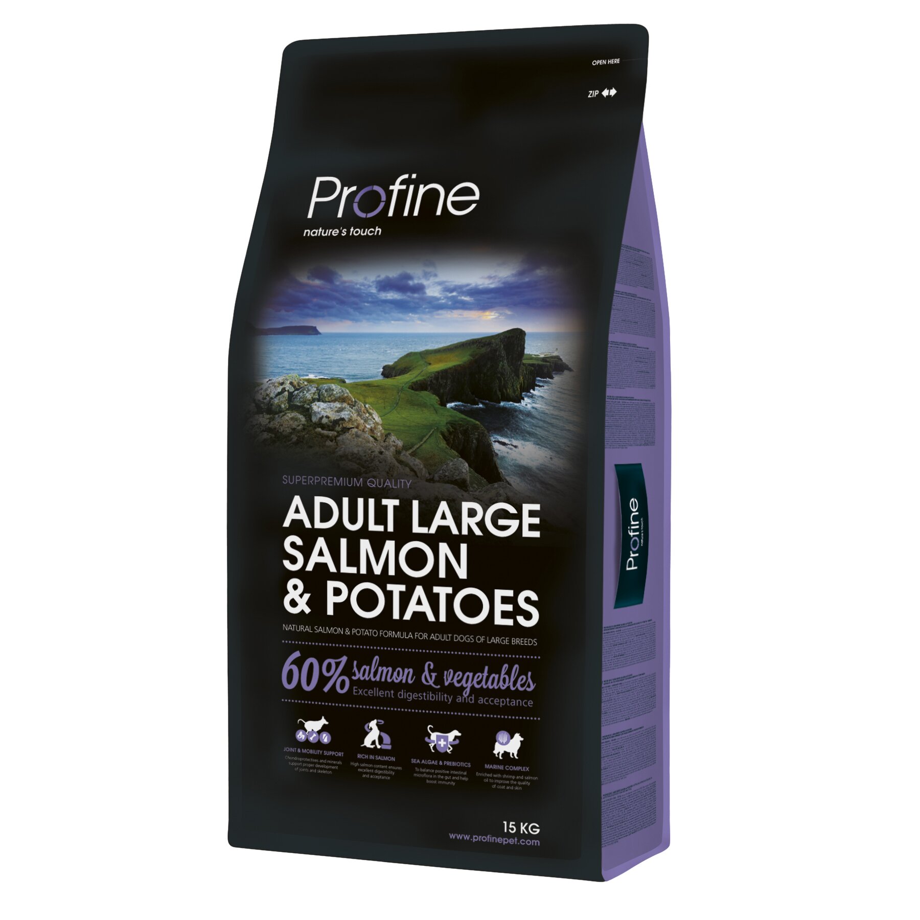 Сухий корм для собак Profine Adult Large Breed 15 кг - лосось та картопля Сухий корм для собак Profine Adult Large Breed 15 кг - лосось та картопля