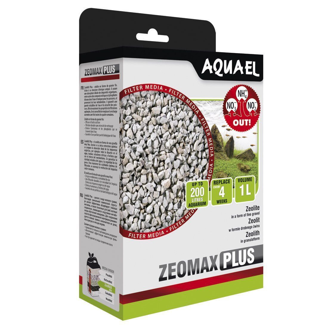 Наповнювач для фільтра Aquael «ZeoMax Plus» цеоліт 1 л Наповнювач для фільтра Aquael «ZeoMax Plus» цеоліт 1 л