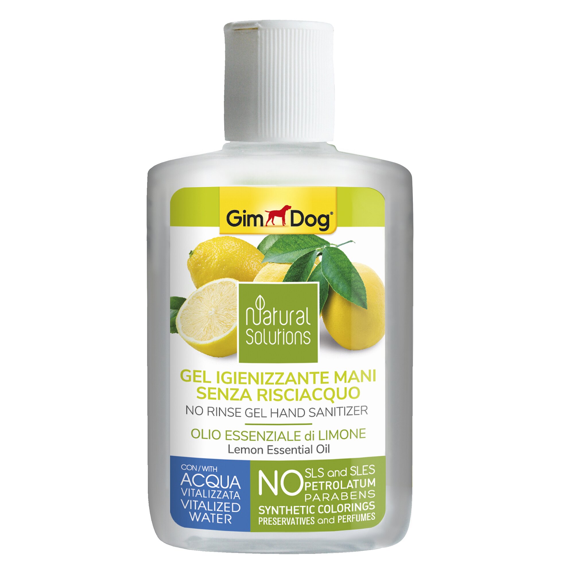 Дезінфікуючий гель GimDog Natural Solution 80 мл (для гігієни рук) Дезінфікуючий гель GimDog Natural Solution 80 мл (для гігієни рук)