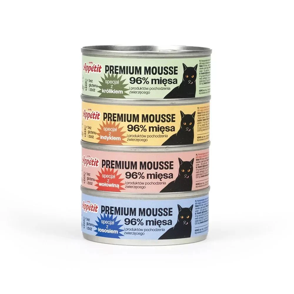 Вологий корм для котів Comfy Appetit Premium Mousse 85 г - кролик Вологий корм для котів Comfy Appetit Premium Mousse 85 г - кролик