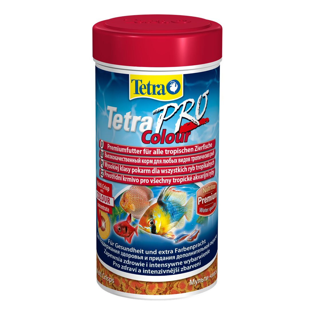 Сухий корм для акваріумних риб Tetra в чипсах «TetraPro Colour» 100 мл (для всіх акваріумних риб)