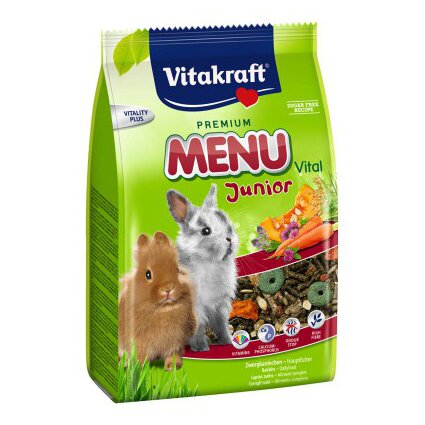 Корм для молодых кроликов Vitakraft «Premium Menu Vital Junior» 500 г