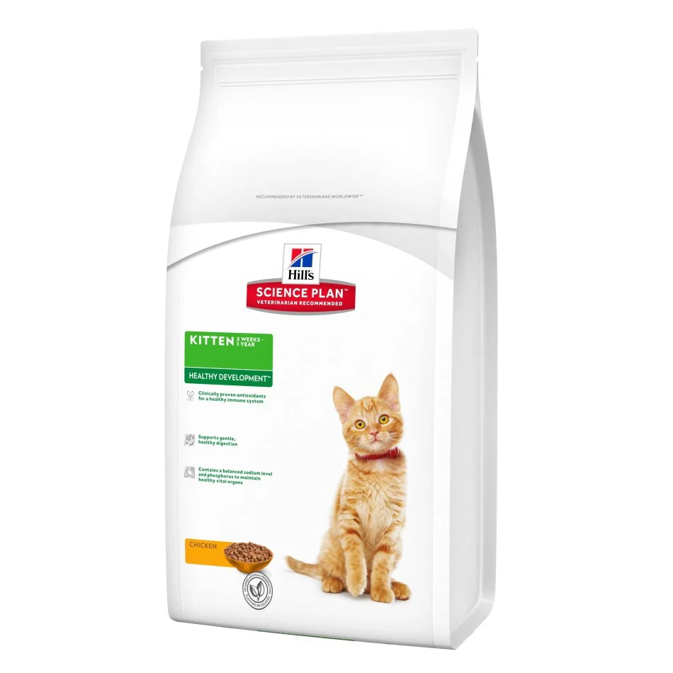 Сухой корм для котят Hills Science Plan Kitten Healthy Development 10 кг - курица Сухой корм для котят Hills Science Plan Kitten Healthy Development 10 кг - курица