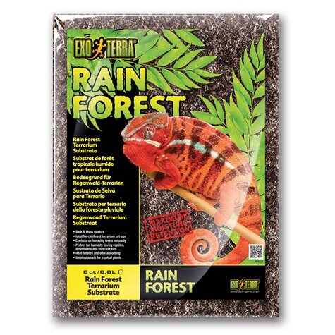Наповнювач для тераріума Exo Terra «Rain Forest» 8,8 л (змішаний субстрат) Наповнювач для тераріума Exo Terra «Rain Forest» 8,8 л (змішаний субстрат)