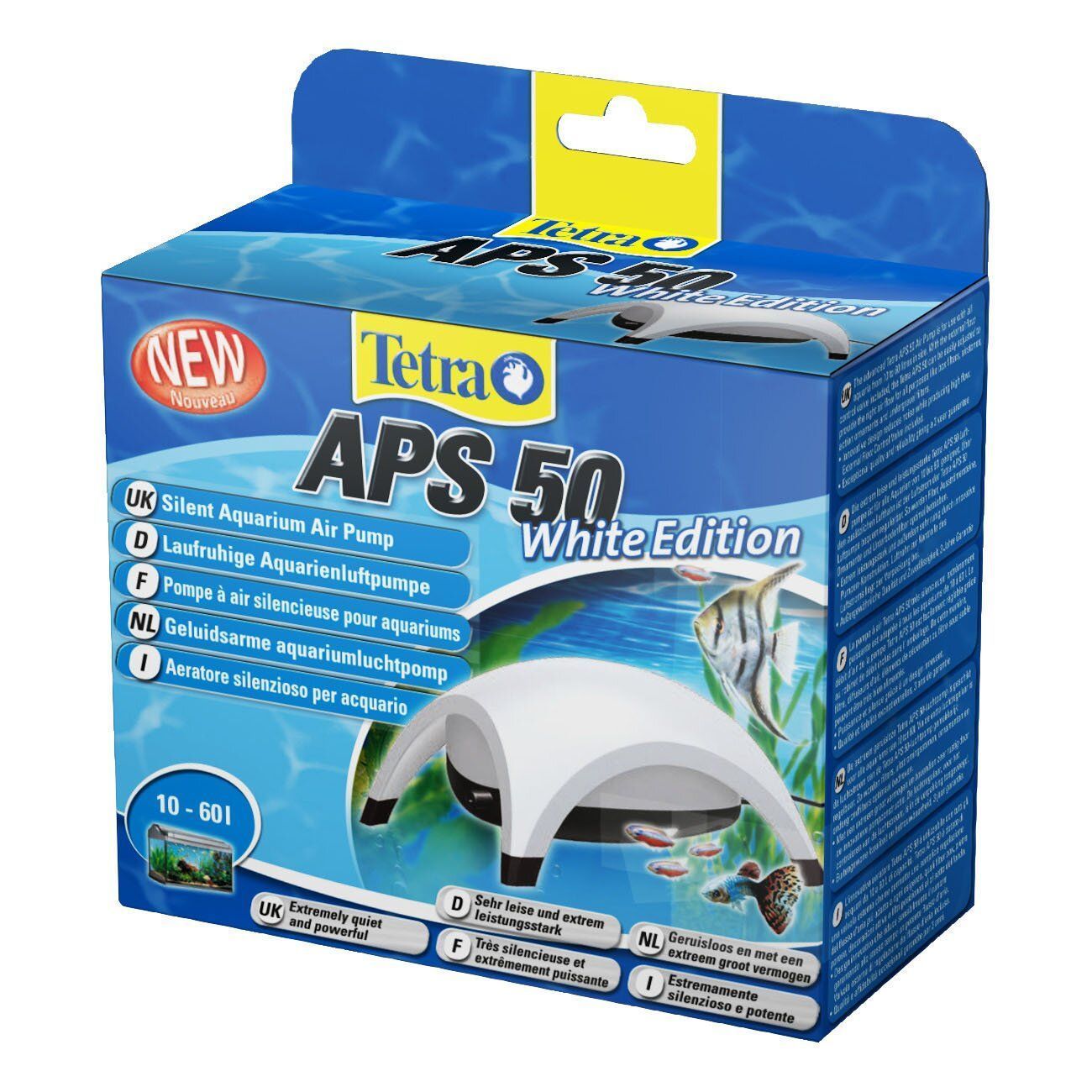 Tetra APS 50 White Edition Компресор для акваріума 10-60 л Tetra APS 50 White Edition Компресор для акваріума 10-60 л