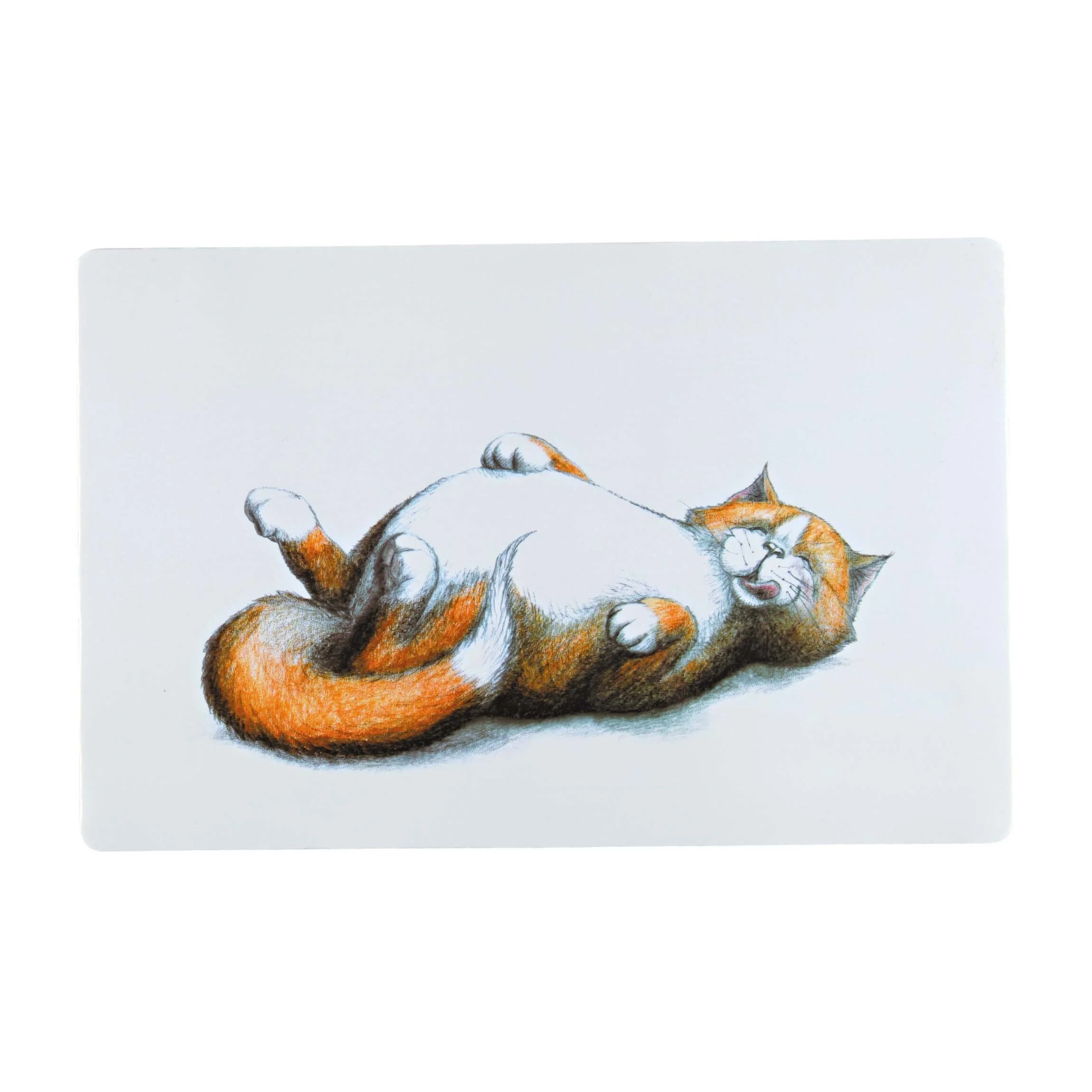 Килимок під миску Trixie Thick Cat 44 см / 28 см - білий