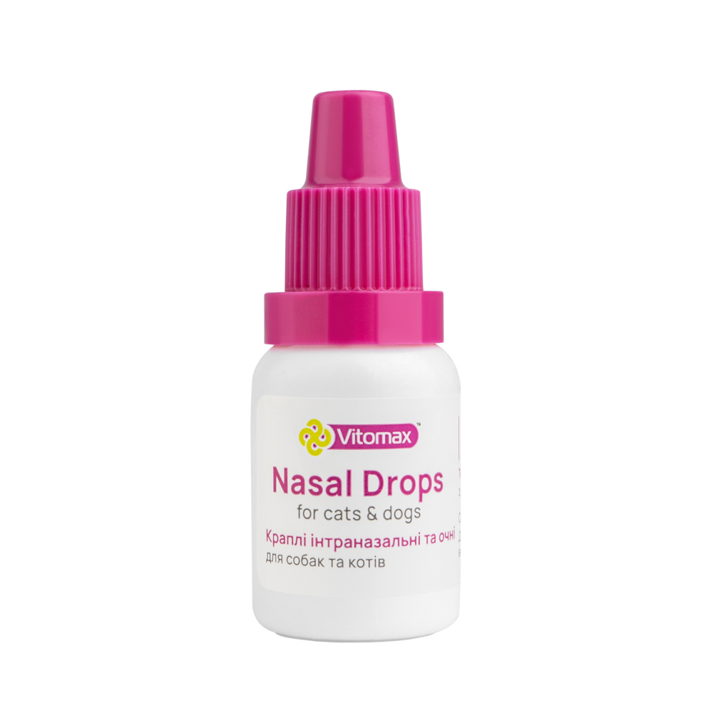 Vitomax Nasal Drops капли для кошек и собак 10 мл Vitomax Nasal Drops капли для кошек и собак 10 мл
