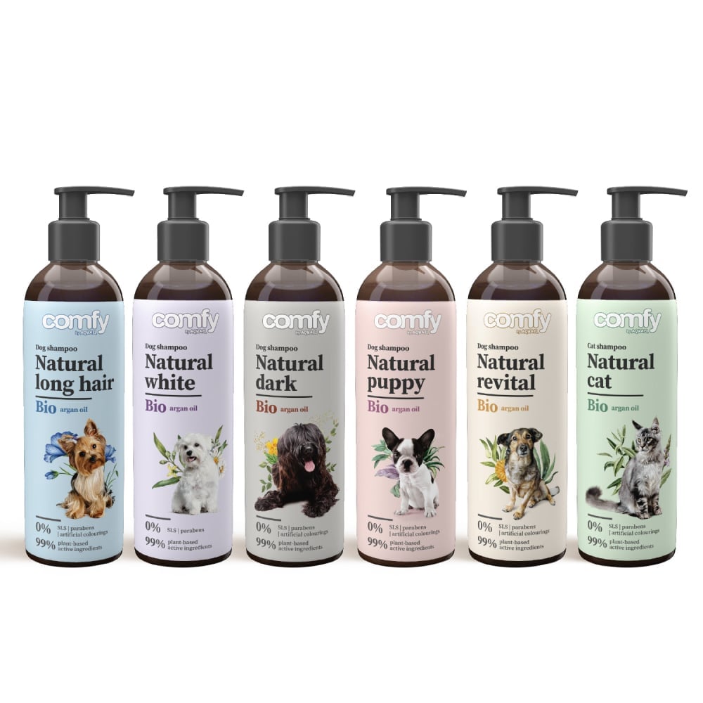 Шампунь для котів Comfy Natural 250 мл - арганова олія Шампунь для котів Comfy Natural 250 мл - арганова олія