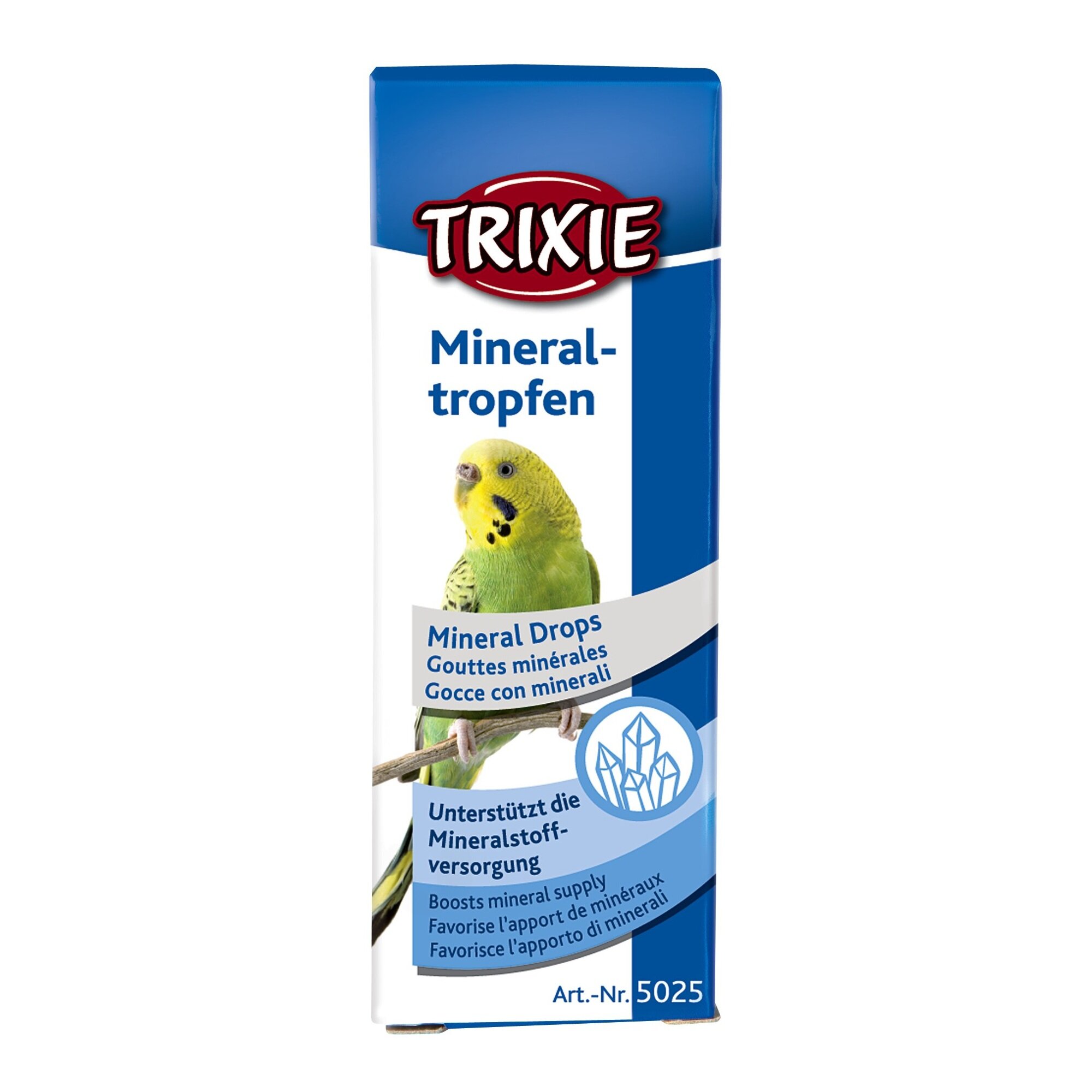 Вітаміни для птахів Trixie «Mineral Drops» краплі 15 мл (мультимінерал)