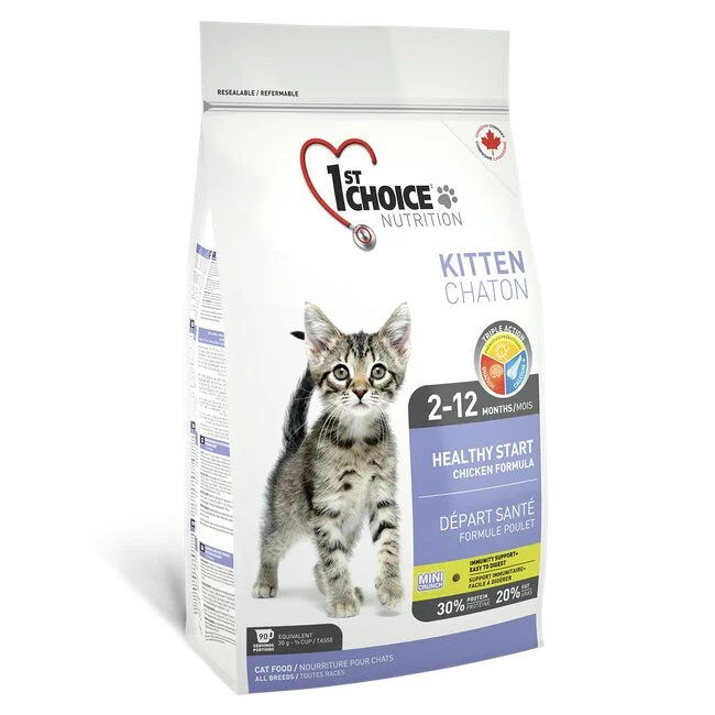 Сухой корм для котят 1st Choice Kitten Healthy Start 10 кг - курица Сухой корм для котят 1st Choice Kitten Healthy Start 10 кг - курица