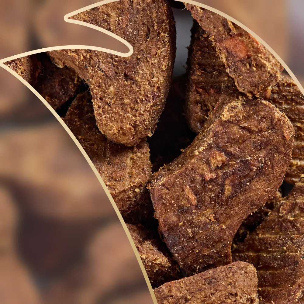 Ласощі для собак Delickcious Yummy Paws Snack Adult 80 г - індичка, морква та яблуко