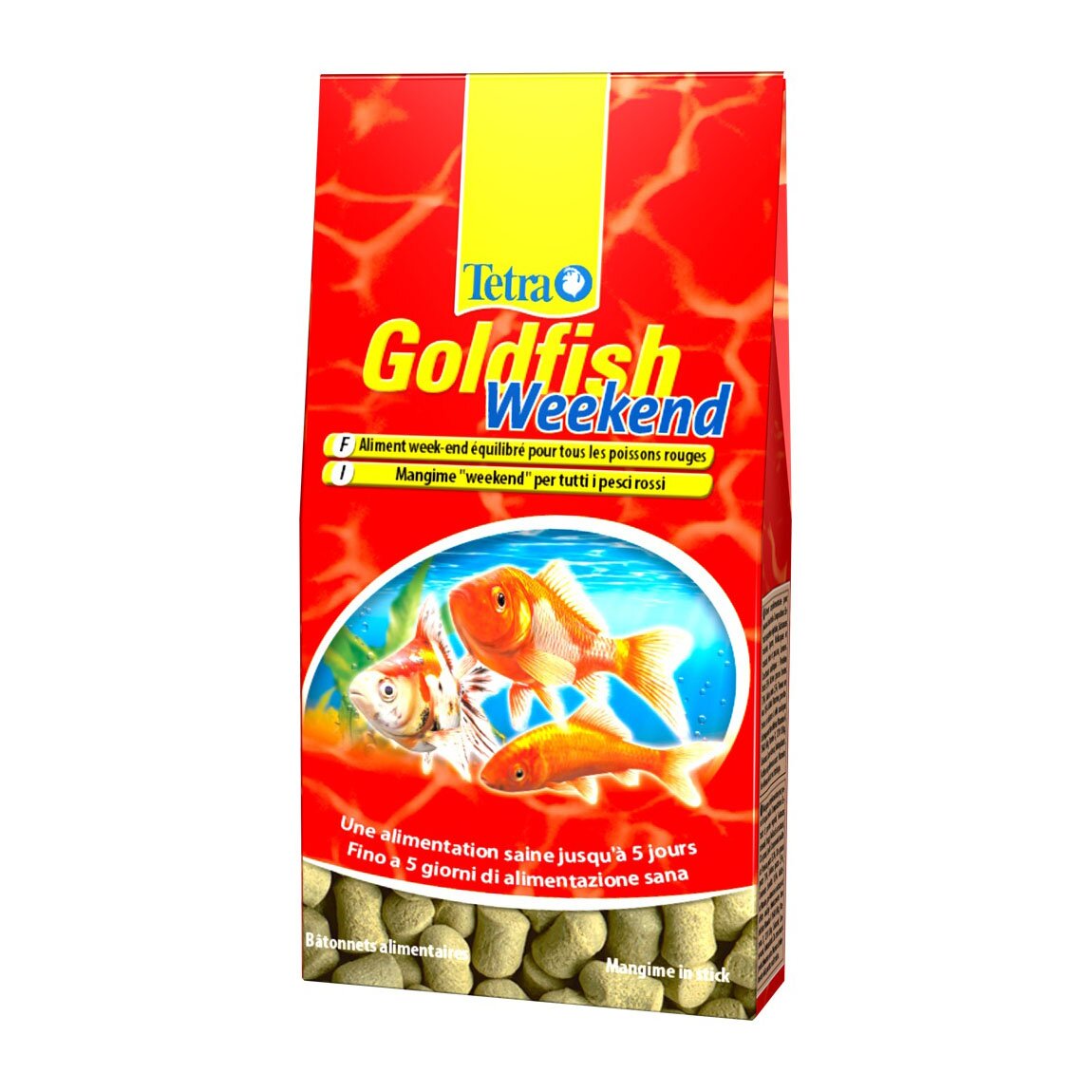 Сухой корм для аквариумных золотых рыбок Tetra «Goldfish Weekend» 10 шт. (на период длительного отсутствия) Сухой корм для аквариумных золотых рыбок Tetra «Goldfish Weekend» 10 шт. (на период длительного отсутствия)