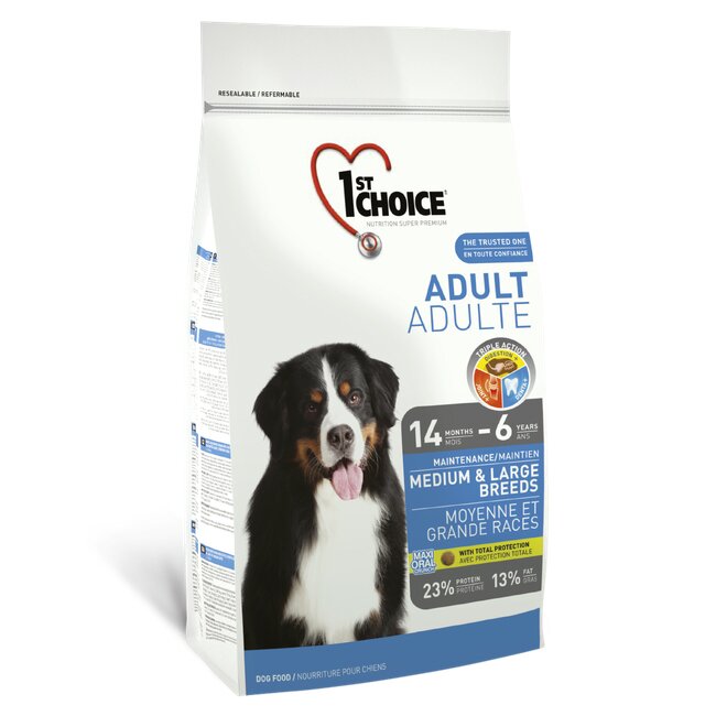 Сухой корм для взрослых собак средних и крупных пород 1st Choice Adult Medium & Large Breeds 7 кг (курица)