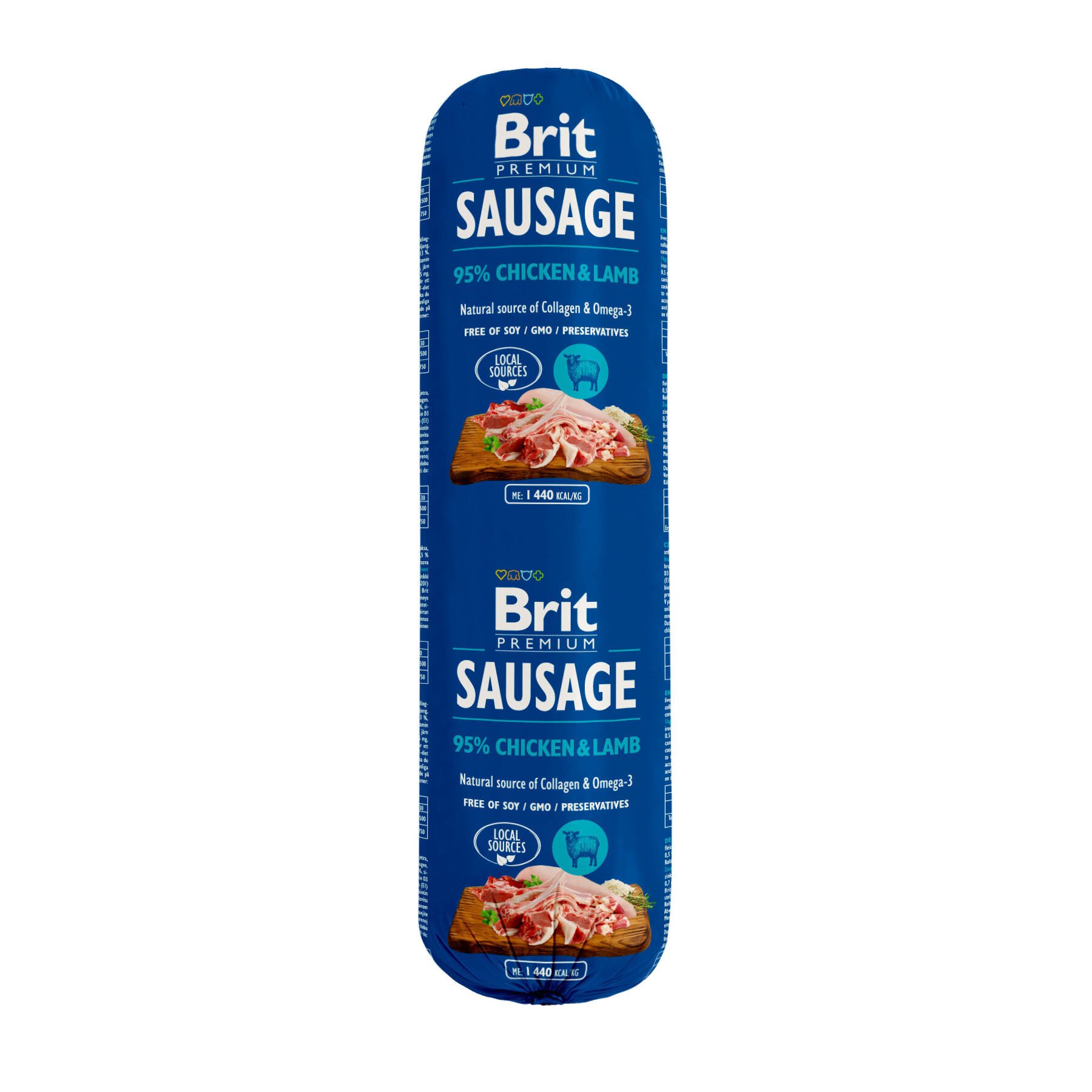 Влажный корм для собак Brit Premium Sausage Chicken & Lamb 800 г (курица и ягненок) Влажный корм для собак Brit Premium Sausage Chicken & Lamb 800 г (курица и ягненок)