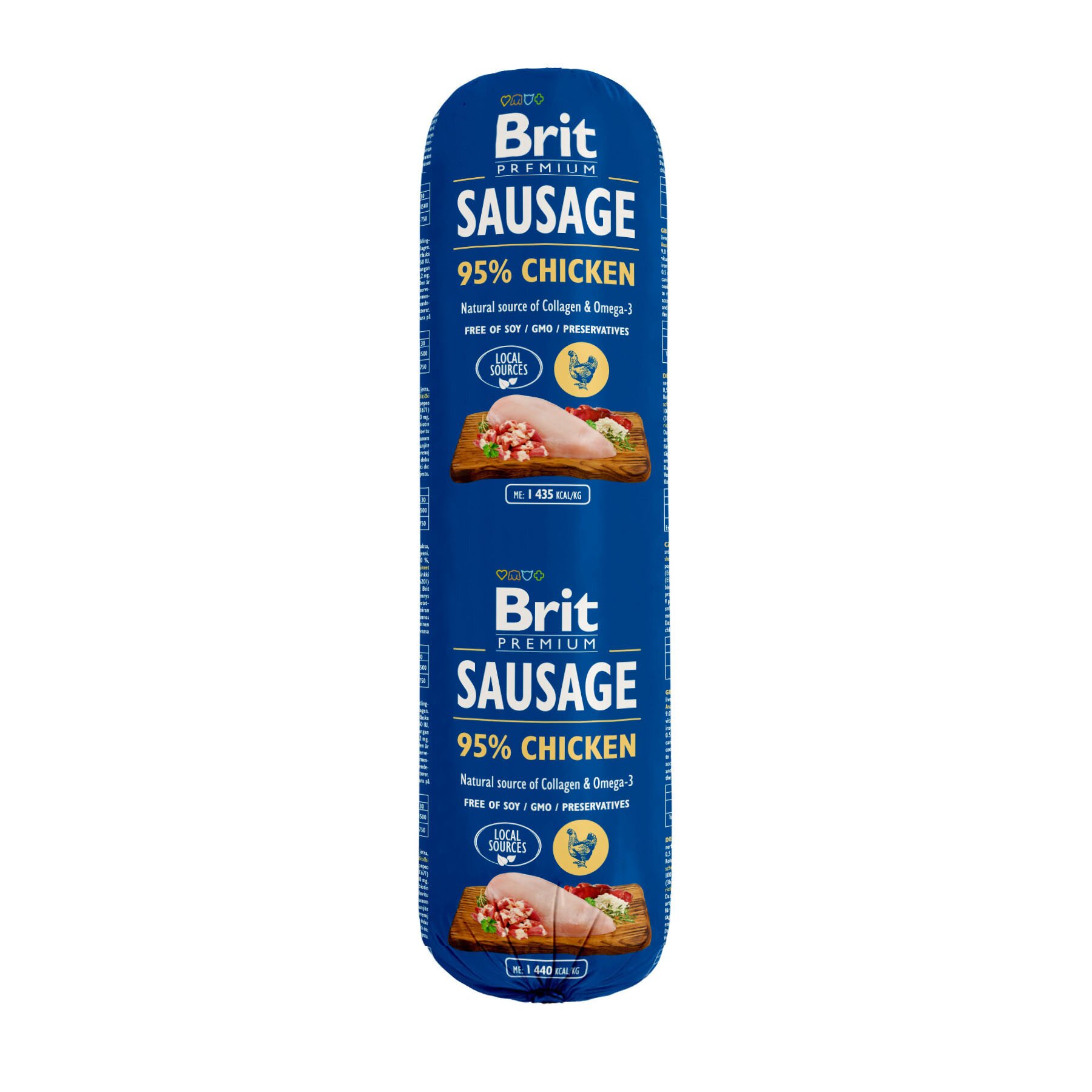 Влажный корм для собак Brit Premium Sausage Chicken 800 г (курица) Влажный корм для собак Brit Premium Sausage Chicken 800 г (курица)
