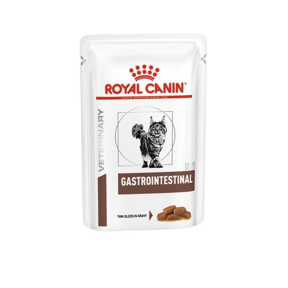 Набор сухого и влажного корма для кошек Royal Canin Gastrointestinal 4 кг + 12 шт. по 85 г Набор сухого и влажного корма для кошек Royal Canin Gastrointestinal 4 кг + 12 шт. по 85 г