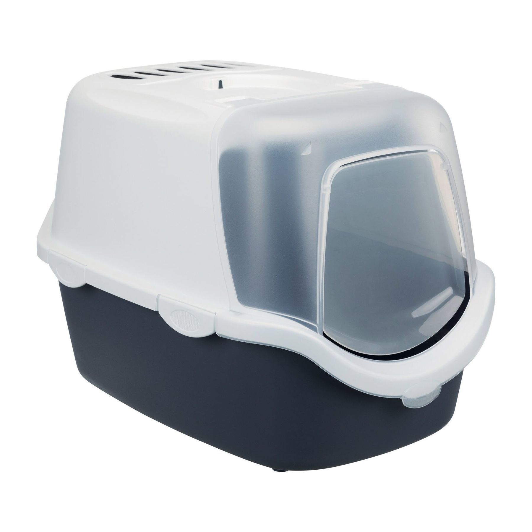 Туалет для кошек Trixie закрытый «Vico Open Top» 40 x 40 x 56 см (пластик, цвет: серый)