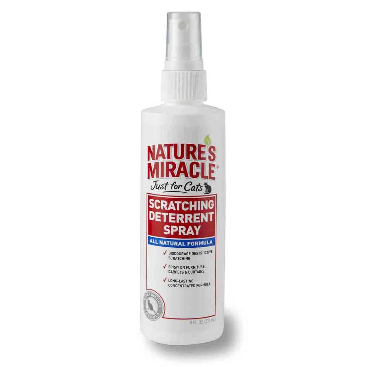 Спрей-відлякувач для котів Nature's Miracle «Scratching Deterrent Spray» 236 мл (для захисту від дряпання) Спрей-відлякувач для котів Nature's Miracle «Scratching Deterrent Spray» 236 мл (для захисту від дряпання)