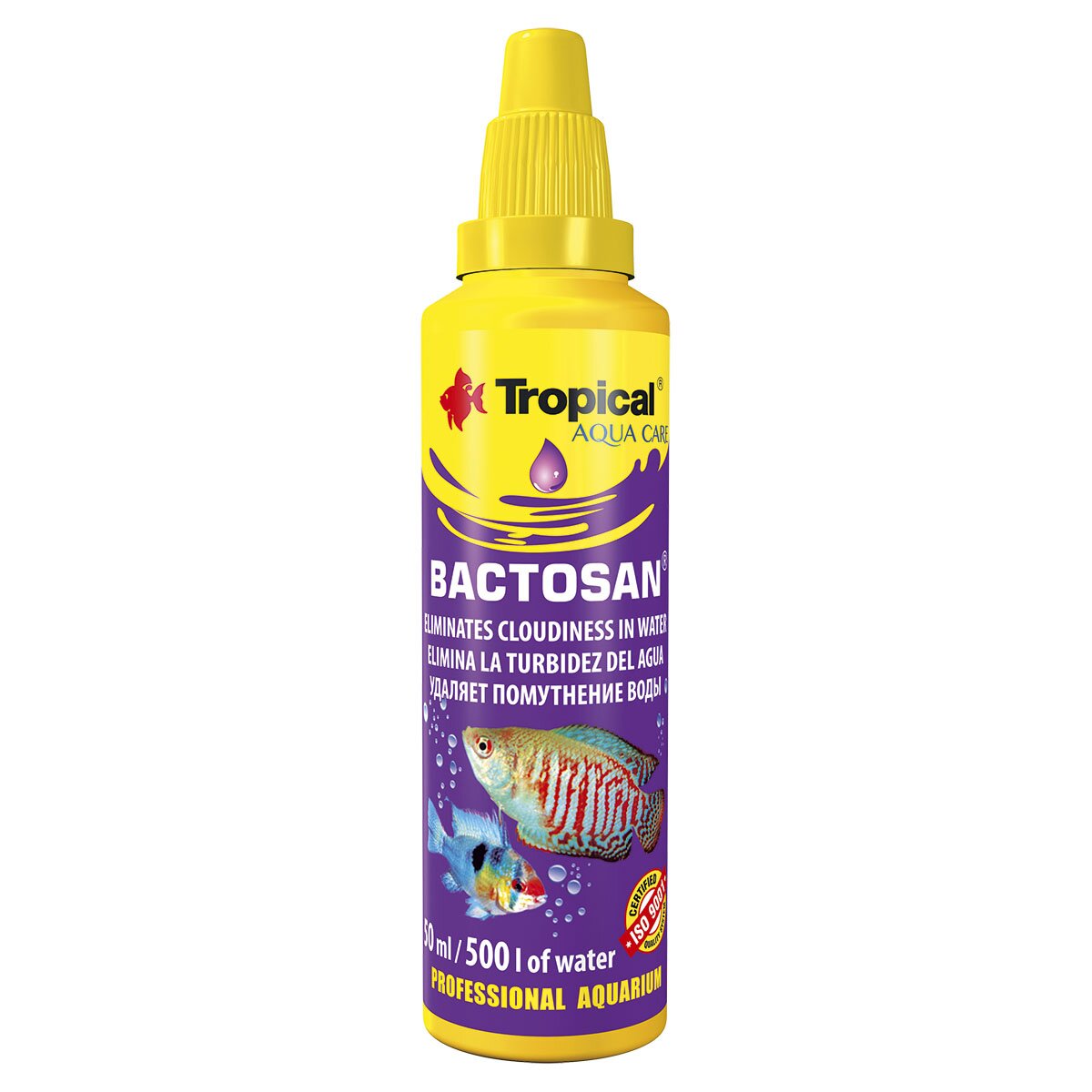 Препарат, що сприяє розкладанню біологічних забруднень Tropical «Bactosan» 50 мл Препарат, що сприяє розкладанню біологічних забруднень Tropical «Bactosan» 50 мл