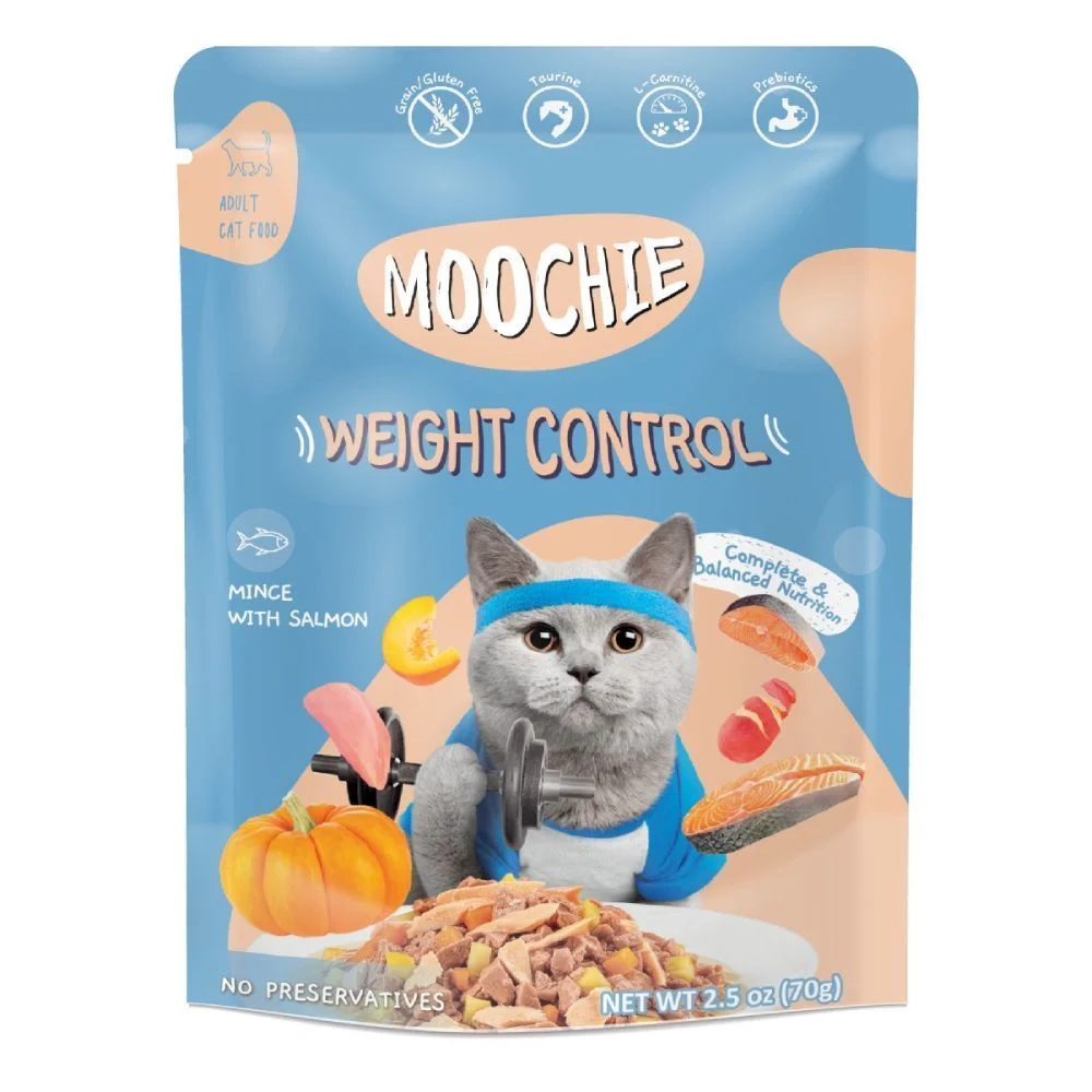 Влажный корм для кошек Moochie Seafood Weight Control Adult 70 г - лосось Влажный корм для кошек Moochie Seafood Weight Control Adult 70 г - лосось