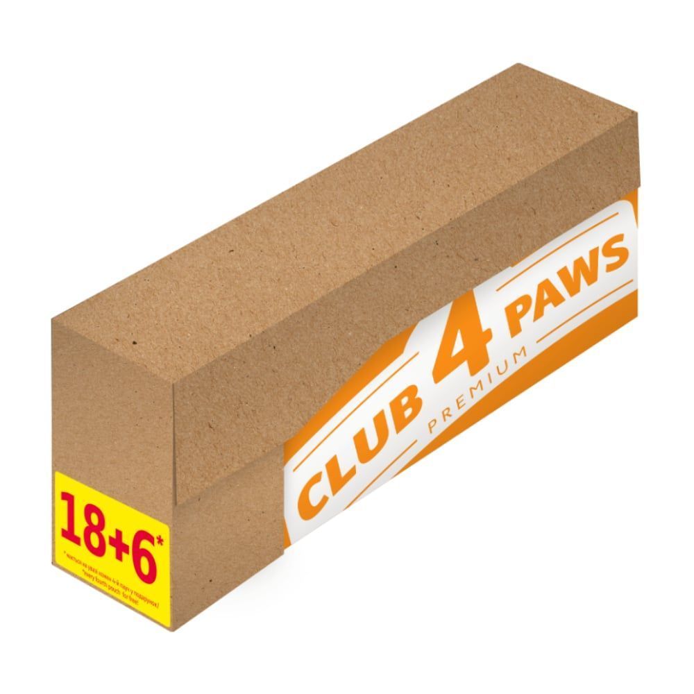 Набір вологого корму для котів Club 4 Paws Premium Jelly 18+6 шт х 85 г - курка