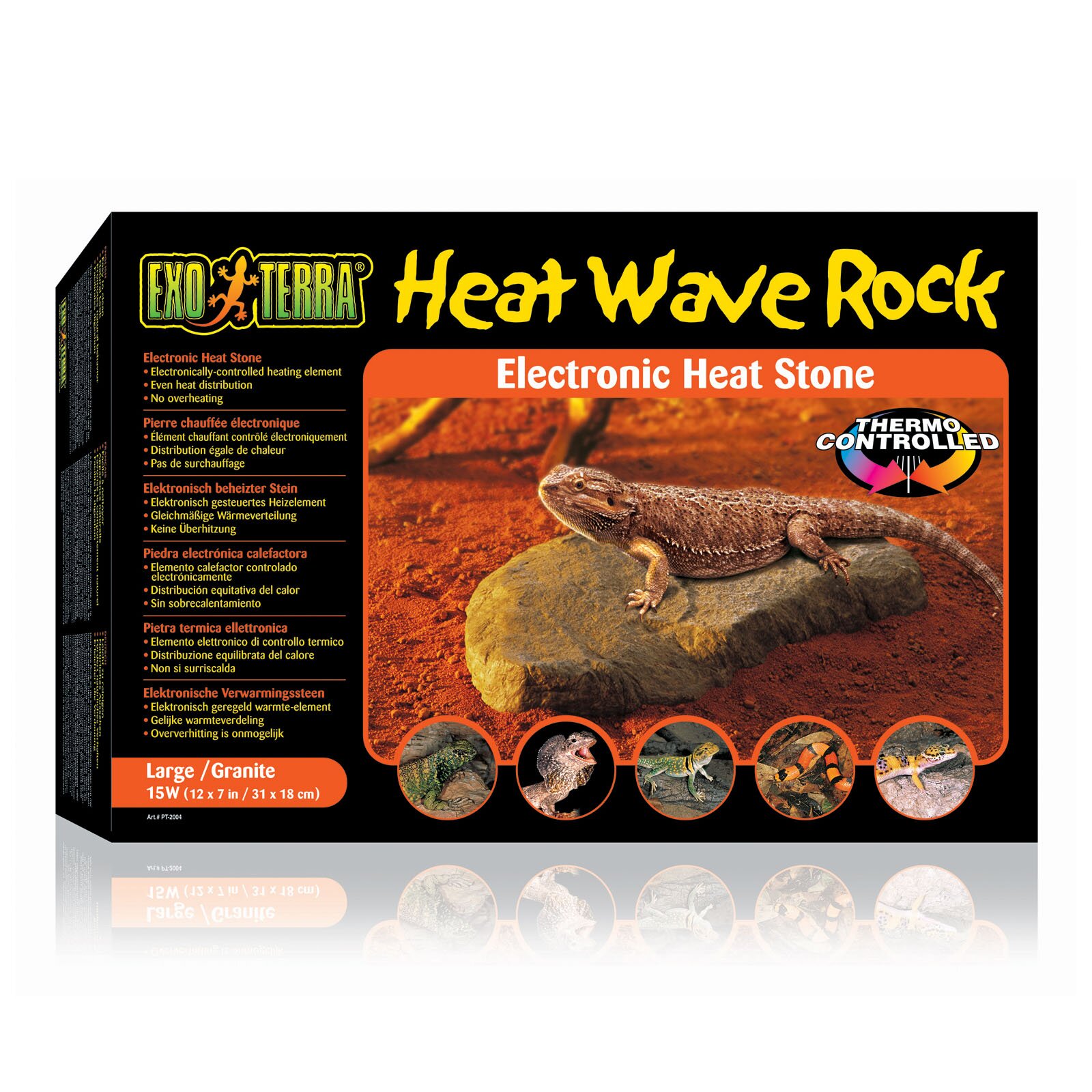 Нагреватель Exo Terra «Heat Wave Rock» Горячий камень 15 Вт, 31 x 18 см