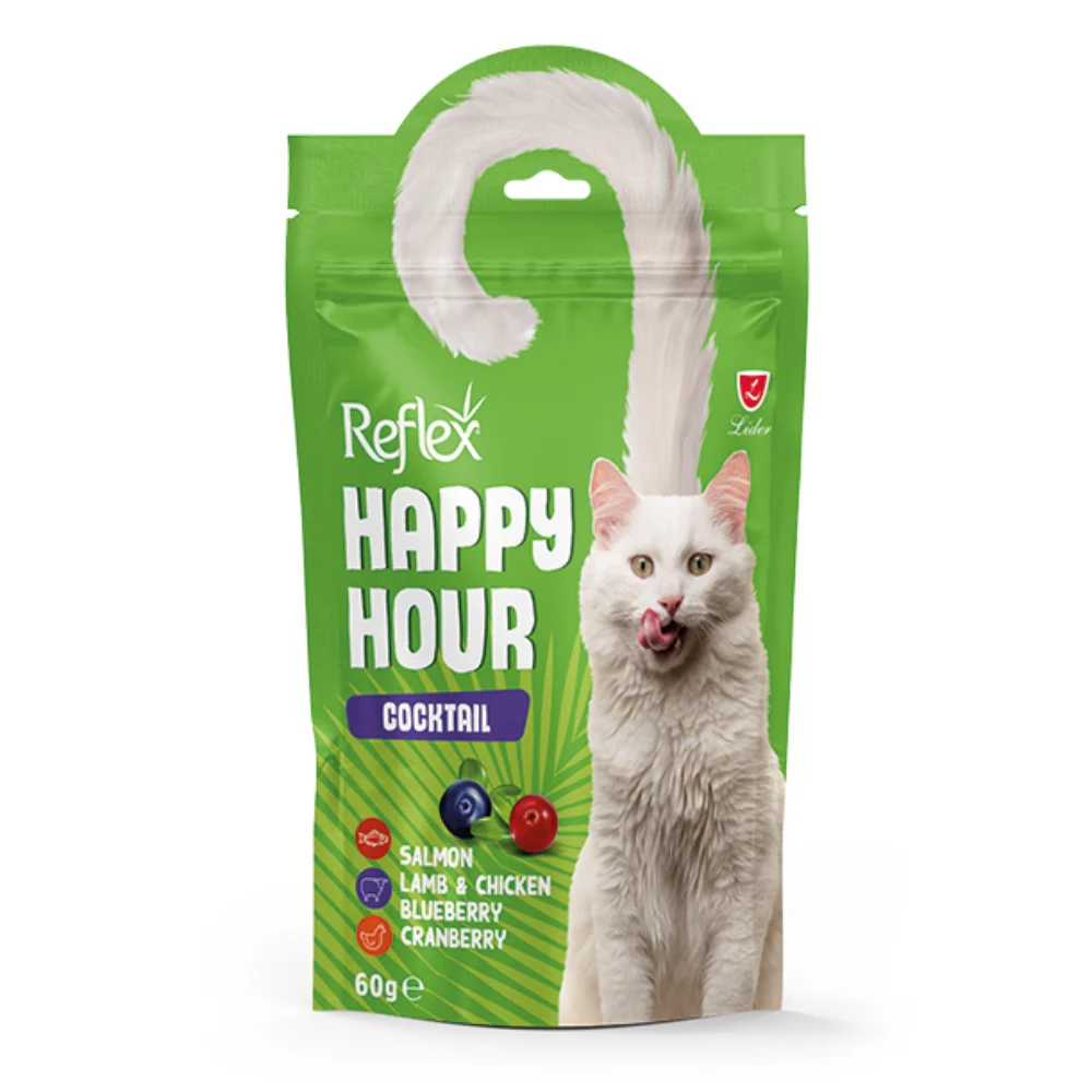 Лакомства для кошек Reflex Plus Happy Hour Cocktail 60 г - ассорти