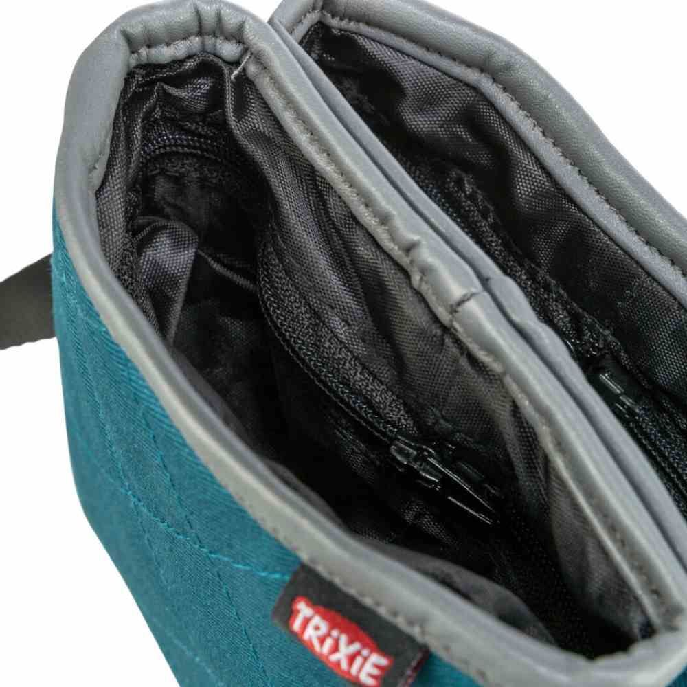 Сумка для лакомств Trixie «Twin» 15х18х2,5 см - сине-зеленая Сумка для лакомств Trixie «Twin» 15х18х2,5 см - сине-зеленая