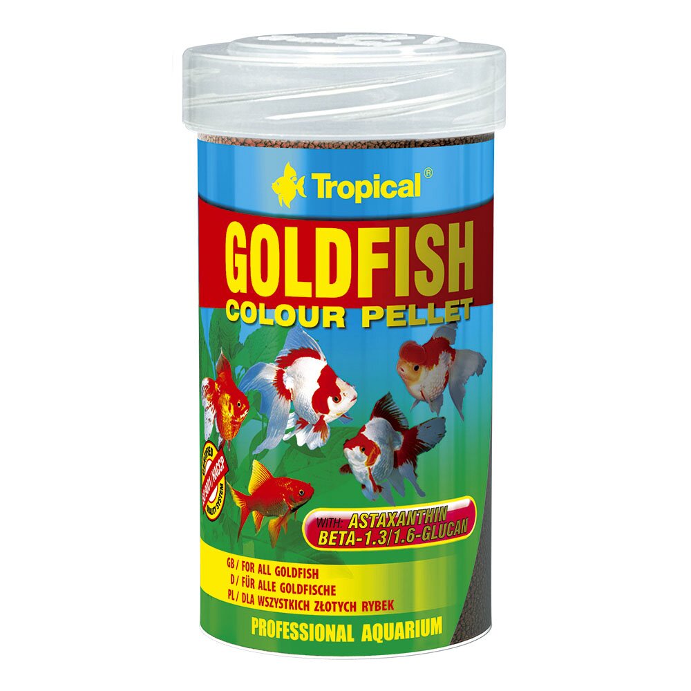 Сухой корм для аквариумных рыб Tropical в гранулах «Goldfish Color Pellet» 100 мл (для золотых рыбок)
