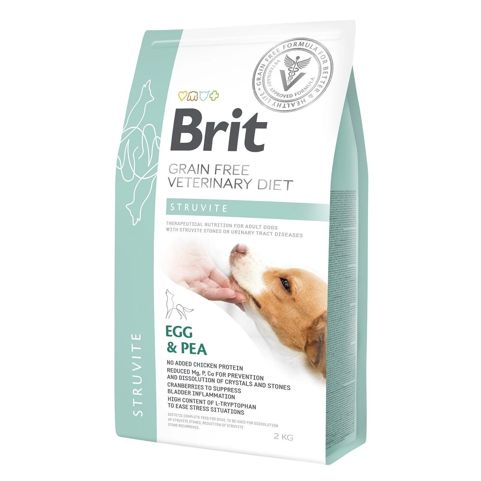 Сухий корм для собак Brit Grain Free Veterinary Diet Struvite 2 кг - яйце Сухий корм для собак Brit Grain Free Veterinary Diet Struvite 2 кг - яйце