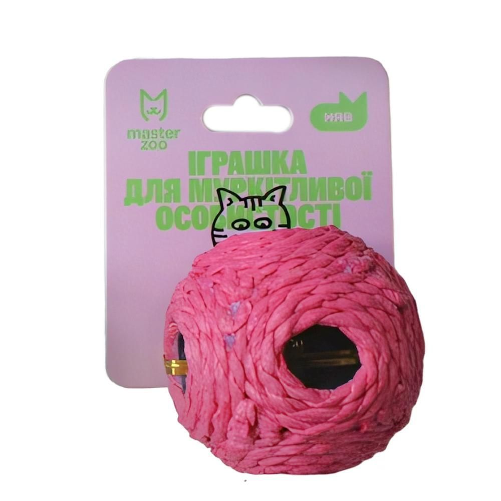 Pet Fun Мʼячик-дзвіночок іграшка для котів 6,5 см - колір в асортименті