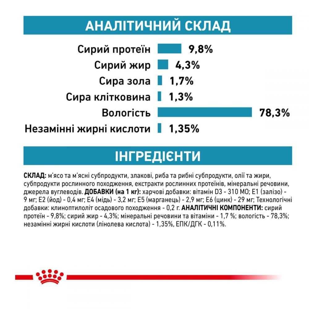 Влажный корм для кошек Royal Canin Skin & Coat 85 г Влажный корм для кошек Royal Canin Skin & Coat 85 г